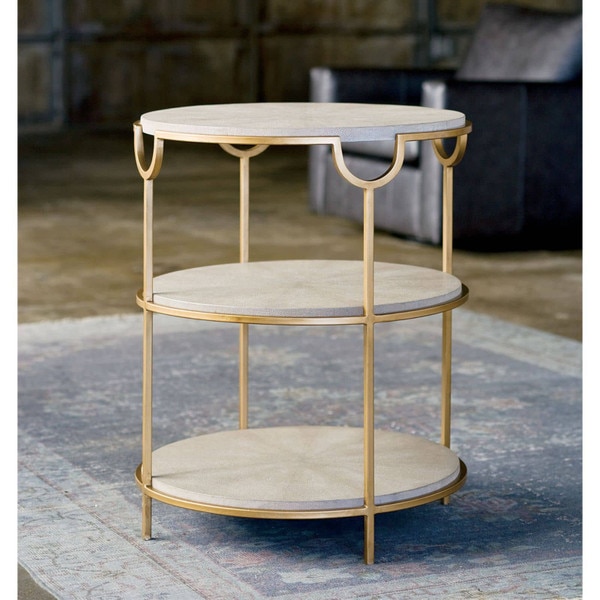 Vogue Shagreen Side Table